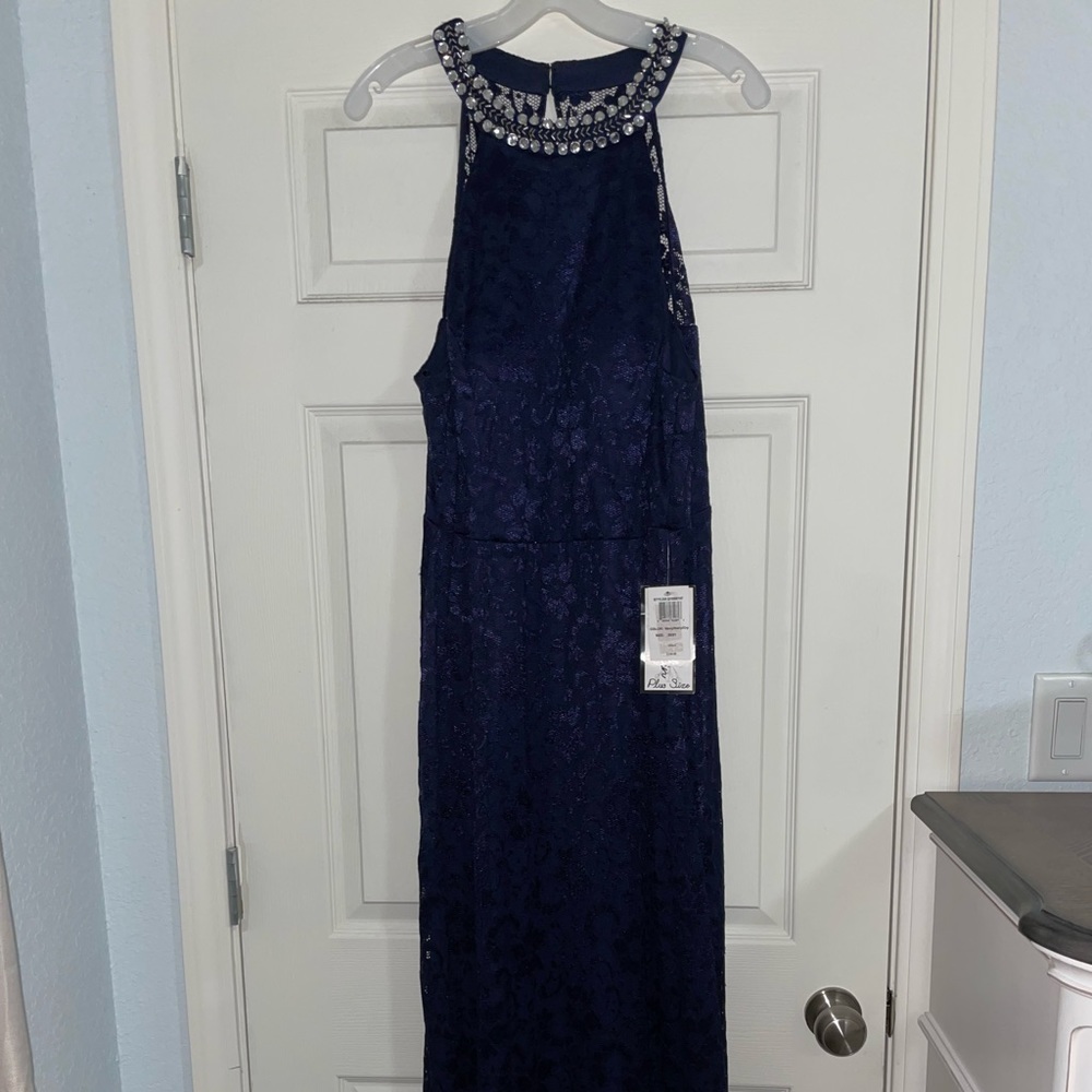 B. Darlin long lace dress size 20/21